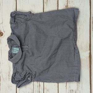 Papo d'Anjo Gingham Plaid Top 3M